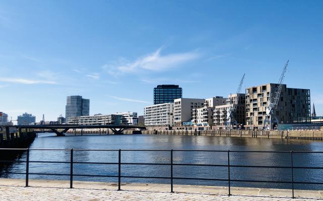 HafenCity Hamburg Blick vom Baakenpark