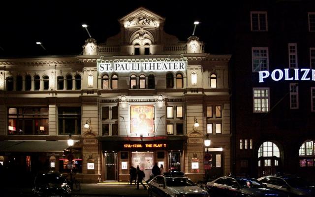 St. Pauli Theater und Davidwache Reeperbahn Hamburg